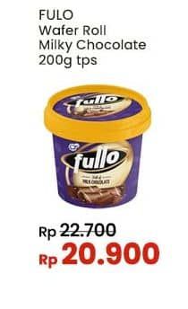 Promo Harga Fullo Wafer Roll Milk Chocolate 200 gr - Indomaret