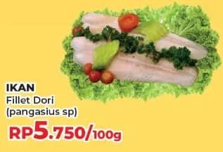 Promo Harga Fillet Ikan Dori per 100 gr - Yogya