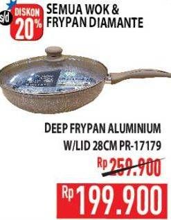 Promo Harga DEEP Frypan Aluminium  - Hypermart