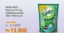 Promo Harga SUNLIGHT Pencuci Piring Higienis Plus With Habbatussauda 755 ml - Indomaret