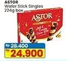 Promo Harga Astor Wafer Roll Single 224 gr - Indomaret