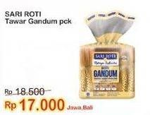 Promo Harga SARI ROTI Tawar Gandum 350 gr - Indomaret