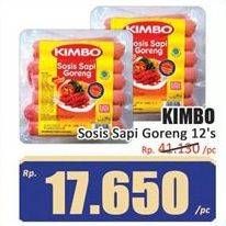 Promo Harga KIMBO Sosis Sapi Goreng 12 pcs - Hari Hari