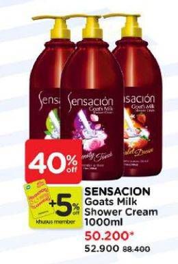 Sensacion Shower Cream Goats Milk