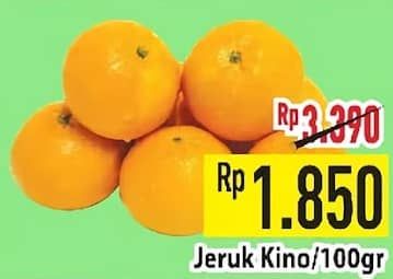 Promo Harga Jeruk Kino per 100 gr - Hypermart