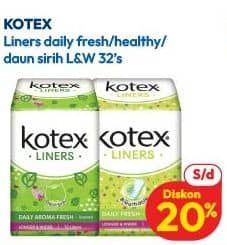 Promo Harga Kotex Liners  - Hypermart