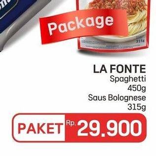 La Fonte Spaghetti/Saus Bolognese