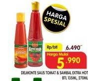Promo Harga DEL MONTE Saus Tomat, Sambal Extra Hot   - Superindo