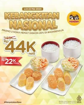 Promo Harga Kebangkitan Nasional  - HokBen