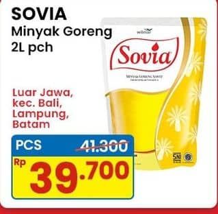Promo Harga Sovia Minyak Goreng 2000 ml - Indomaret