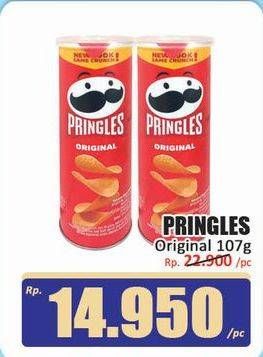 Promo Harga Pringles Potato Crisps Original 107 gr - Hari Hari