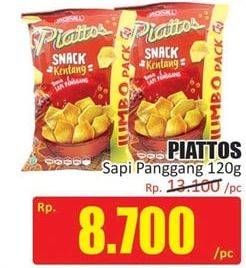 Promo Harga PIATTOS Snack Kentang Sapi Panggang 120 gr - Hari Hari