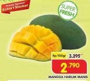 Promo Harga Mangga Harum Manis per 100 gr - Superindo