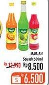 Promo Harga MARJAN Syrup Squash 450 ml - Hypermart