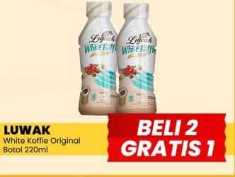 Promo Harga Luwak White Koffie Ready To Drink Original 220 ml - Yogya