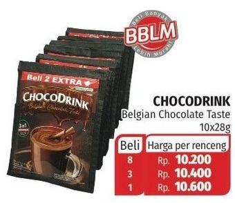 Promo Harga Choco Drink Belgian Chocolate Taste 28 gr - Lotte Grosir