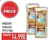 Promo Harga Indocafe Coffeemix per 10 sachet 20 gr - Hypermart