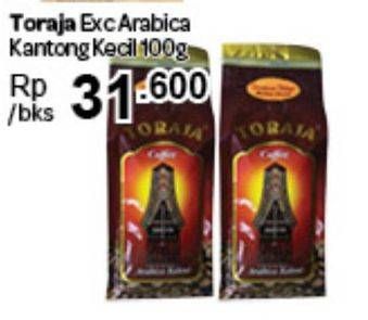 Promo Harga Toraja Kopi Arabica 100 gr - Carrefour