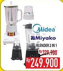 Promo Harga MIYAKO/MIDEA Blender 2in1  - Hypermart