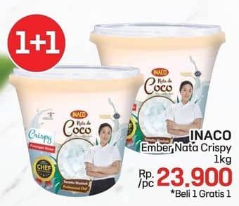 Promo Harga Inaco Nata De Coco Crispy 1000 gr - LotteMart