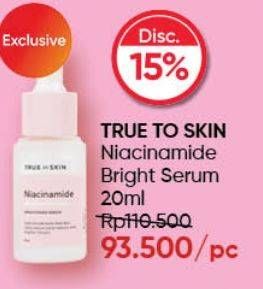 Promo Harga True To Skin Niacinamide Brightening Serum 20 ml - Guardian