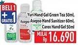 Promo Harga Yuri/Asepso/Carex Hand Sanitizer  - Hypermart
