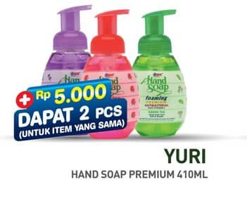 Promo Harga Yuri Hand Soap 410 ml - Hypermart