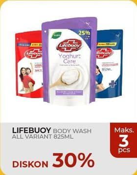 Promo Harga Lifebuoy Body Wash All Variants 850 ml - Yogya