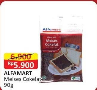 Promo Harga Alfamart Meises Cokelat 90 gr - Alfamart