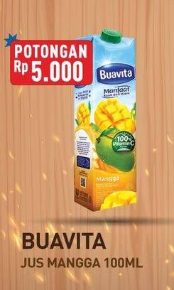 Promo Harga Buavita Fresh Juice Mango 1000 ml - Hypermart
