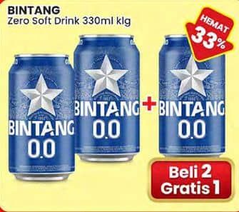 Promo Harga Bintang Zero 330 ml - Indomaret