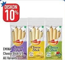 Promo Harga EMINA Cheese Stick All Variants per 4 pcs 12 gr - Hypermart