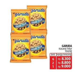 Promo Harga Garuda Kacang Telur per 10 bungkus 20 gr - Lotte Grosir