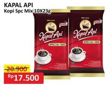 Promo Harga Kapal Api Kopi Bubuk Special Mix per 10 sachet 24 gr - Alfamart