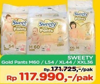 Promo Harga Sweety Gold Pants M60, L54, XL44, XXL36  - TIP TOP