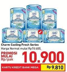 Promo Harga Charm Extra Comfort Cooling Fresh  - Carrefour