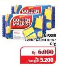 Promo Harga NISSIN Golden Malkist Butter 120 gr - Lotte Grosir