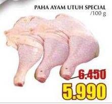 Promo Harga Ayam Paha Utuh Special per 100 gr - Giant