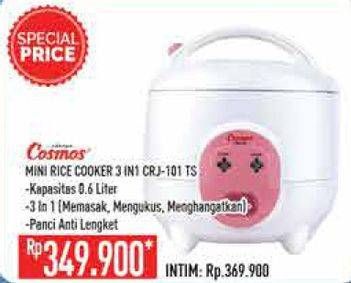 Promo Harga COSMOS CRJ 101 | Rice Cooker TS  - Hypermart