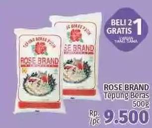 Promo Harga Rose Brand Tepung Beras 500 gr - LotteMart