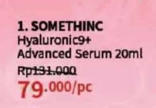 Promo Harga Somethinc Hyaluronic  - Guardian