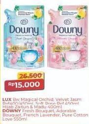 Promo Harga Downy Premium Parfum Adorable Bouquet, French Lavender, Fresh Bouquet, Pure Cotton Love 550 ml - Alfamart