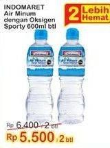 Promo Harga INDOMARET Air Mineral 600 ml - Indomaret