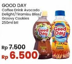Promo Harga Good Day Coffee Drink Avocado Delight, Groovy Cookies, Tiramisu Bliss 250 ml - Indomaret