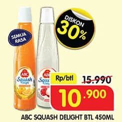 Promo Harga ABC Syrup Squash Delight All Variants 460 ml - Superindo