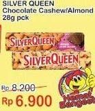 Promo Harga SILVER QUEEN Chocolate Cashew, Almonds 28 gr - Indomaret