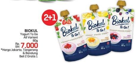 Promo Harga Biokul Yogurt To Go! All Variants 80 gr - LotteMart