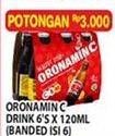 Promo Harga ORONAMIN C Drink per 6 botol 120 ml - Hypermart