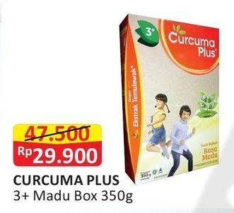 Promo Harga CURCUMA PLUS Susu Bubuk Madu 350 gr - Alfamart