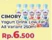 Promo Harga CIMORY Yogurt Drink Low Fat All Variants 250 ml - Yogya